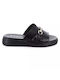 B-Soft Women's Flat Sandals Anatomic Flatforms in Black Color