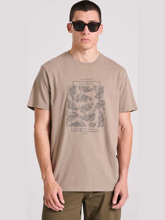 Funky Buddha T-shirt Καφέ