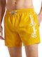 M Logo Men's Swimwear Shorts Yellow