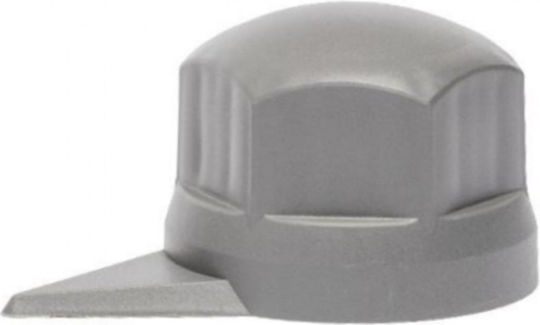 Kurz silber/grau mit Index 32mm - 60 Stück.