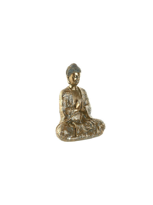 Decorative Figure Home Esprit Gold Buddha Oriental 20 X 12 X 24,3 Cm