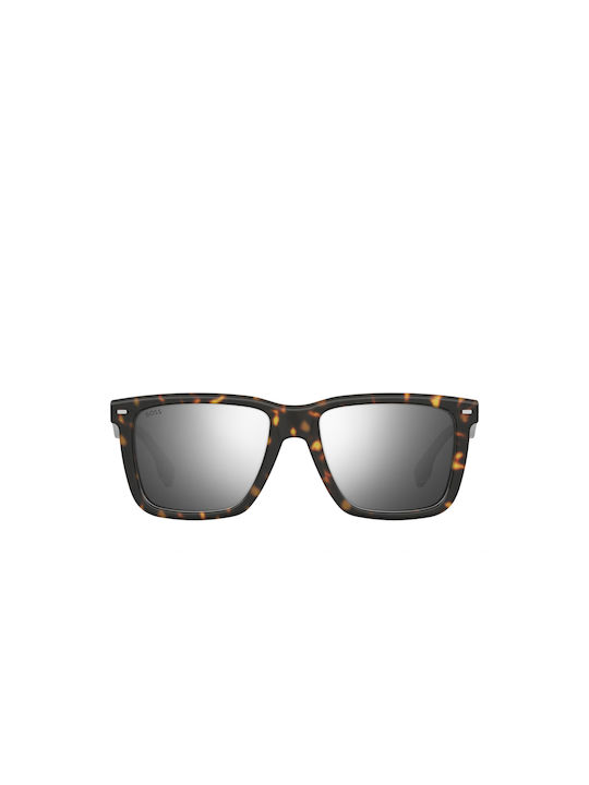 Hugo Boss Men's Sunglasses with Brown Tartaruga Plastic Frame and Brown Lens BOSS1317/S 086T4 55