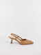 Wall Street Tabac Brown Heels