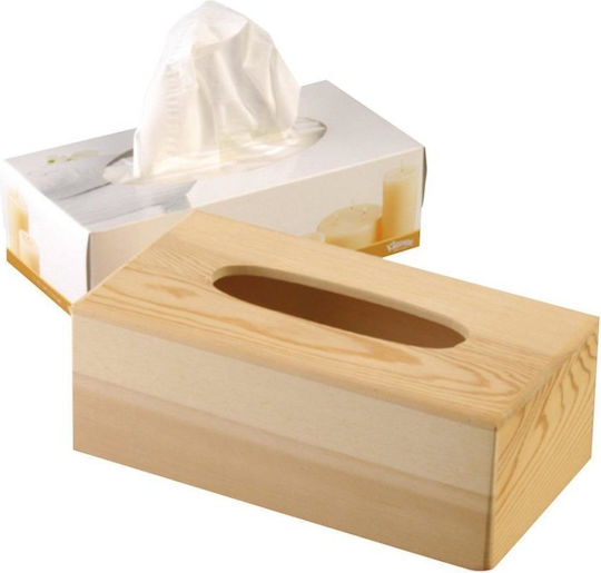 Efco Wooden Tissue Holder 25x13.4x9cm 1432696 Efco Wooden Tissue Holder 25x13.4x9cm 1432696
