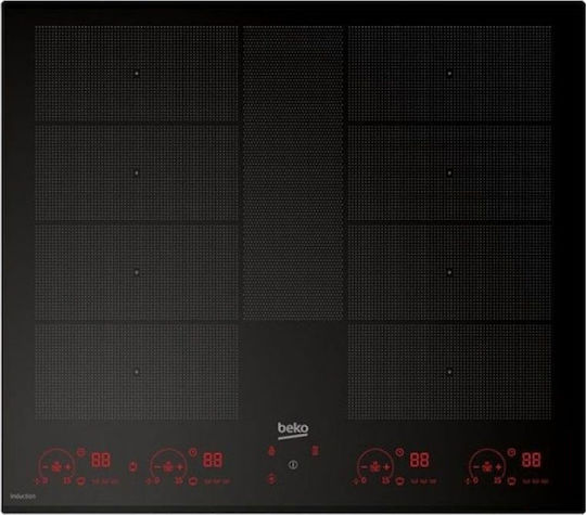 Beko HII 68811 NT Induction Cooktop Autonomous with Child Lock Function 58x51εκ.