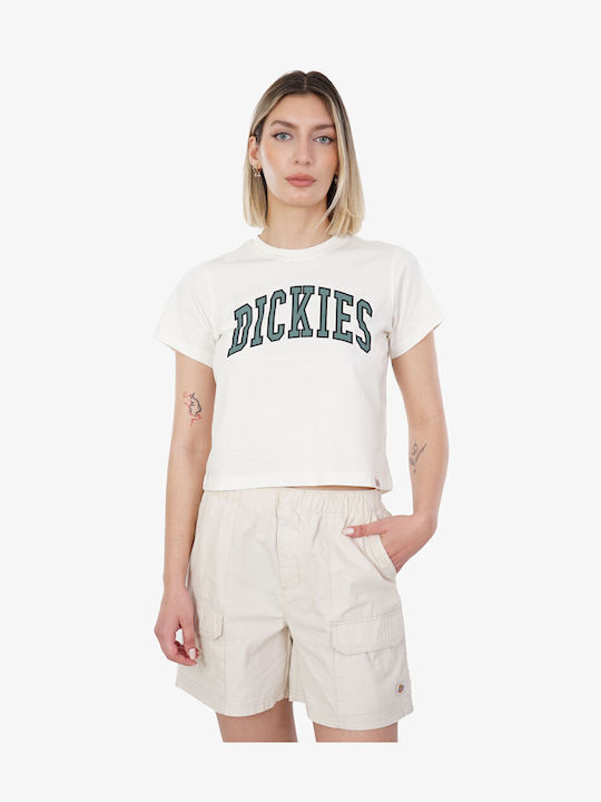 Dickies Women's T-shirt Ecru