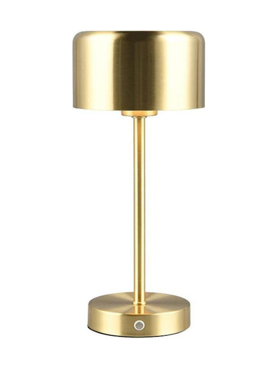 Trio Lighting Metal Lampă de masă LED cu Abajur Auriu și Bază