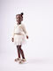 Kids' Set with Skirt Summer 3pcs Gold