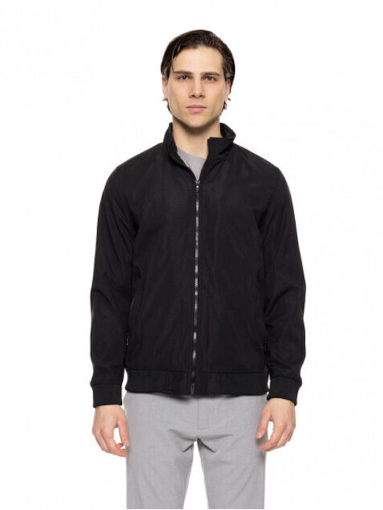 Biston Men's Winter Bomber Jacket Black