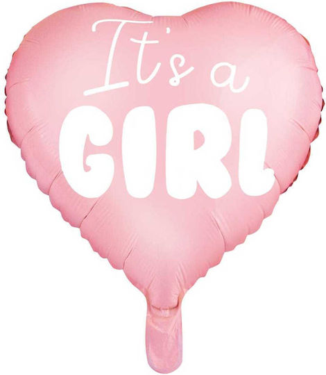 Balon Folie Inima Roz 45buc