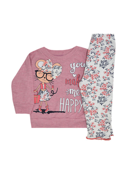 Extan Bebe Kids Pyjamas Pink