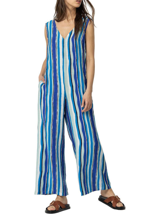 Tiffosi Blue Striped Striped Jumpsuit Malaga_1 10054812 760