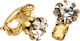 Set of Hair Clips Gold 2pcs