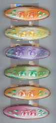 Haarbarrette mit Schleife Orange