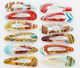Click Click Clack Fabric With Colorful Pattern