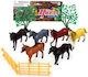 Figurină Hipo Horses 10 Cm, 10 bucăți (hsh001)