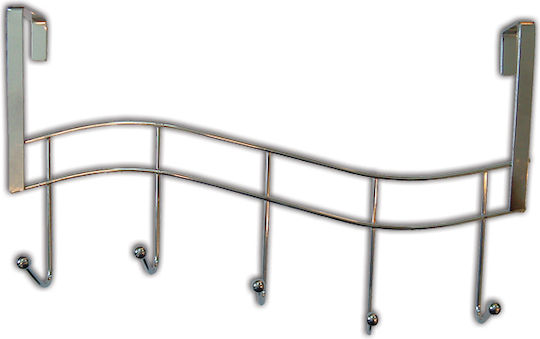 AGC Agățătoare Pentru Uși 5 Locuri Metalică 38cm 2 Bucăți