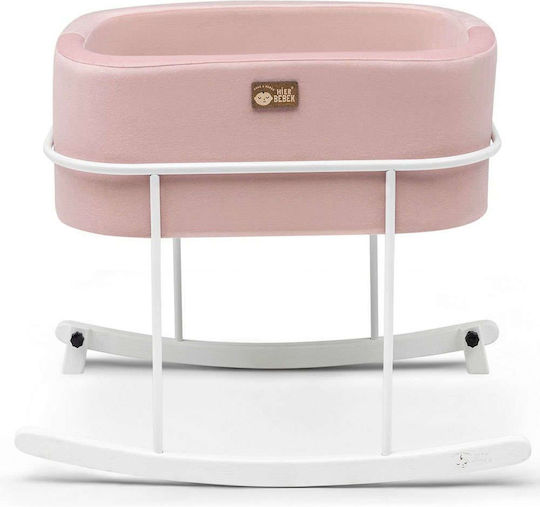 Hanah Home Leagăn cu Saltea Pink-White