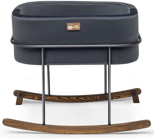 Hanah Home Leagăn cu Saltea Black