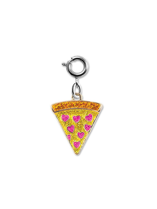 Children's Jewellery Pendants Charm It! Glitter Pizza #ct02-14