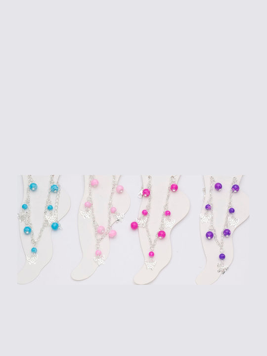 Purple Foot Chain