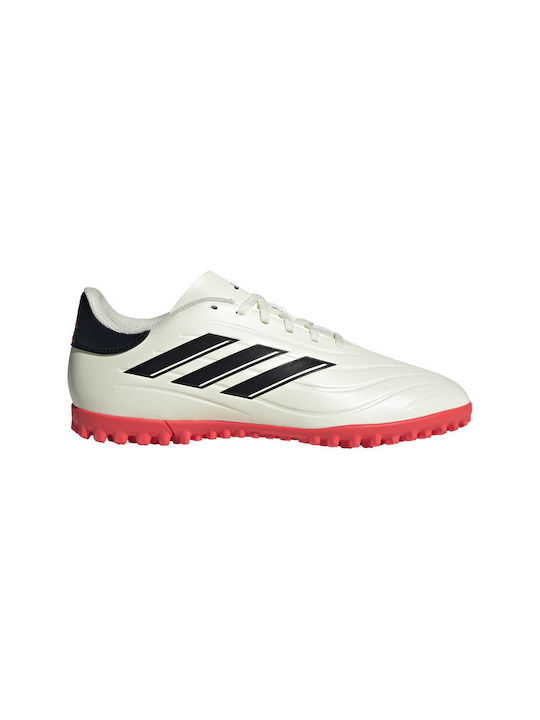 Adidas Copa Pure 2 Club TF Χαμηλά Ποδοσφαιρικά Παπούτσια με Σχάρα Λευκά