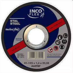 Incoflex Metal Grinding Disc 125 X 6,0 X 22.2mm