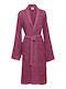 Beauty Home Bathrobe with Collar Purple 3404 2XL Damaskini