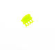 Clammer Plastic 2cm In 6 Bright Colors-orange