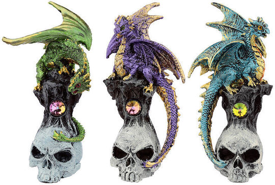 Puckator Dark Dragon Legend Precious Stone Skull Assorted Figure Φιγούρα 11εκ. 3τμχ