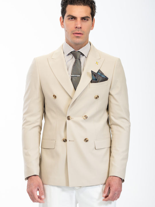Vittorio Artist Men's Summer Suit Jacket Slim F...