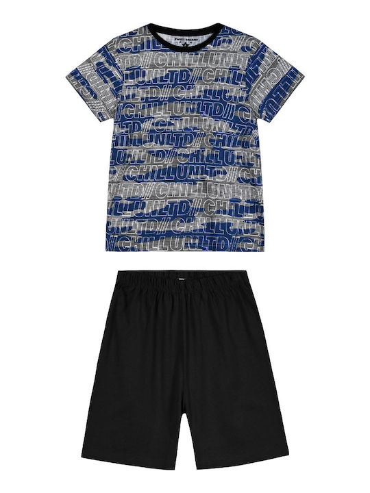 Energiers Kids' Pajamas Summer Black