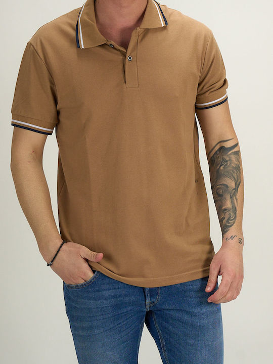 Paco & Co Polo T-Shirt Tabac Brown