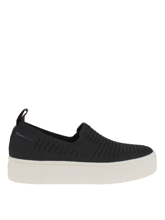 Tamaris Damen Slip-Ons Schwarz