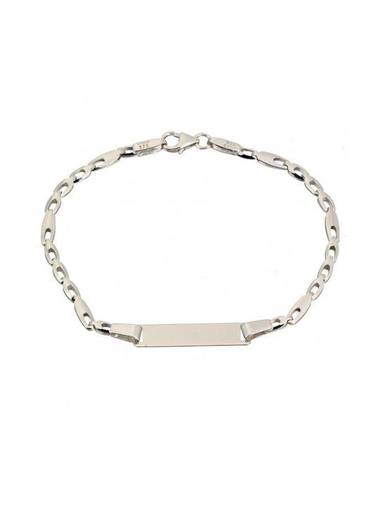 Atofio Kosmima Kids Bracelet ID from White Gold 9K