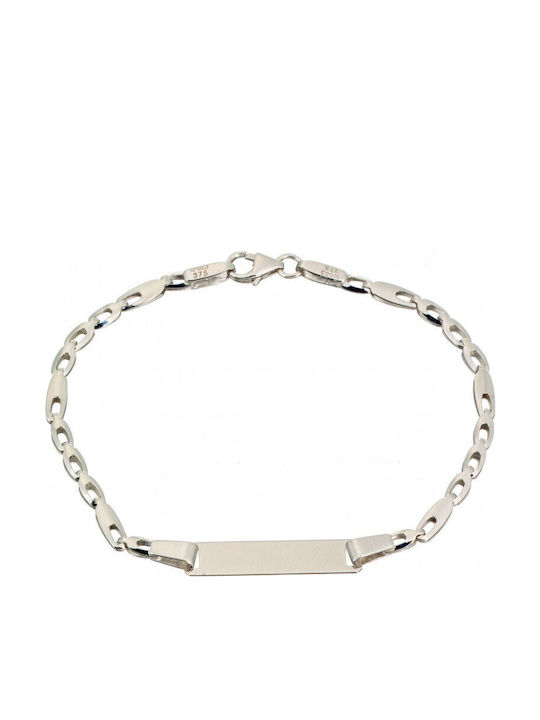 Atofio Kosmima Kinderarmband ID aus Weißgold 9K