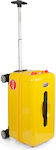 Buddies Children's Cabin Travel Suitcase Yellow with 4 Wheels Height 45cm.