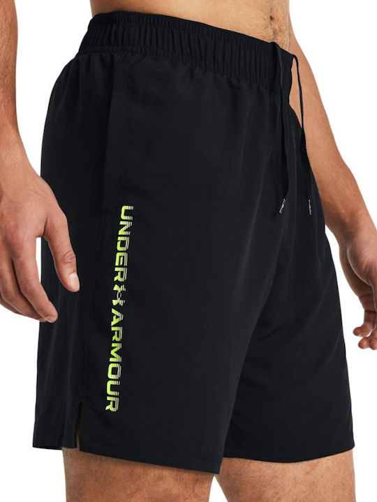 Under Armour Αθλητική Ανδρική Βερμούδα Μαύρη