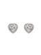 White Gold Earrings Rosette Eaxr24757s 9 Carat Earrings