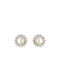 White gold earrings F28906 9 carat