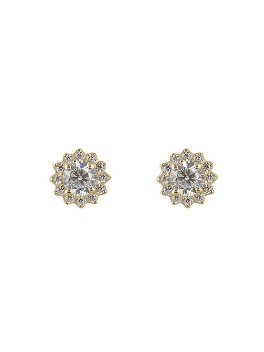 14 Carat Gold Eaxr25295g Rosette Earrings 14 Carat