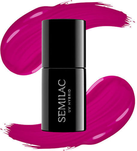 Semilac Halb-permanenter Nagellack Luminous Cyclamen 082 7ml 1Stück