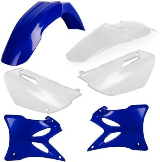 Plastic Set Yamaha Yz 85 2002-2014 White-blue