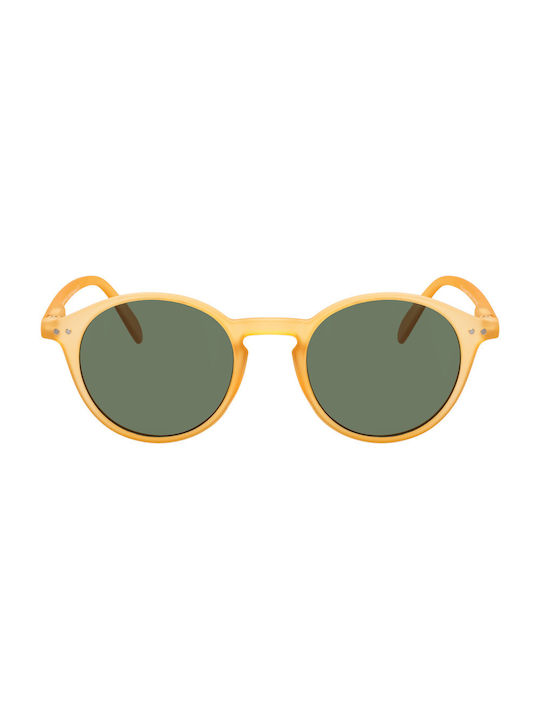 Sonnenbrillen mit Gelb Rahmen und Grün Polarisiert Linse 05-2243CH-9