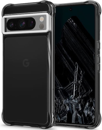 Spigen Cyrill UltraSheer Back Cover Σιλικόνης 1.8mm με Λουράκι Μαύρο (Google Pixel 8 Pro)