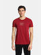 Paco & Co Men's Short Sleeve T-shirt Burgundy