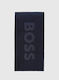 Hugo Boss Solid Πετσέτα Θαλάσσης Μπλε 80x160εκ.