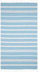 Aquablue Cotton Beach Towel with Fringes 180x90cm