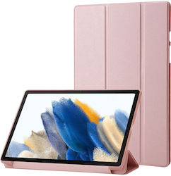 Samsung Galaxy Tab A9 X110/x115 - Tri-fold Flip Cover Triple Support Case, Drop Resistant, Made of Pu Leather - Gold Rose (oem) Samsung Galaxy Tab A9 X110/x115 - Tri-fold Flip Cover Triple Support Case, Drop Resistant, Made of Pu Leather - Gold Rose (oem)