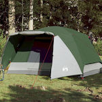 vidaXL Campingzelt Grün für 6 Personen 184x370x190cm